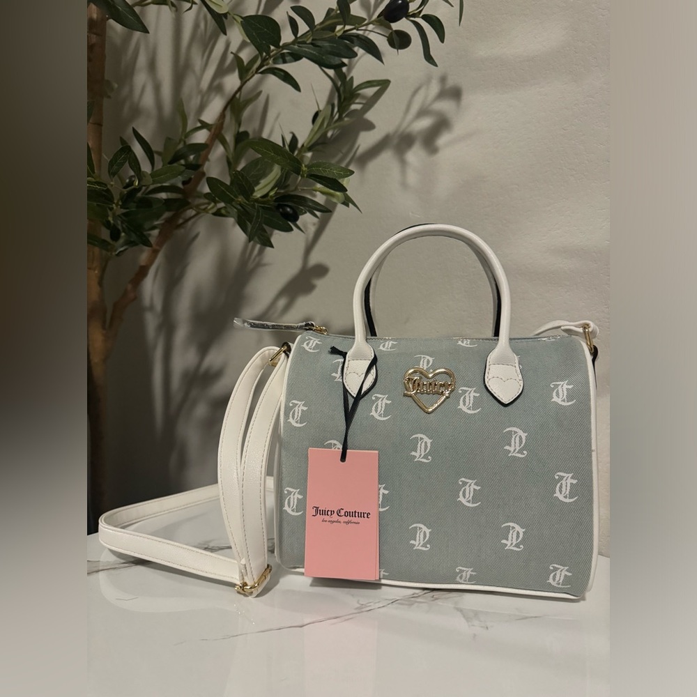 NWT Juicy Couture Denim Satchel